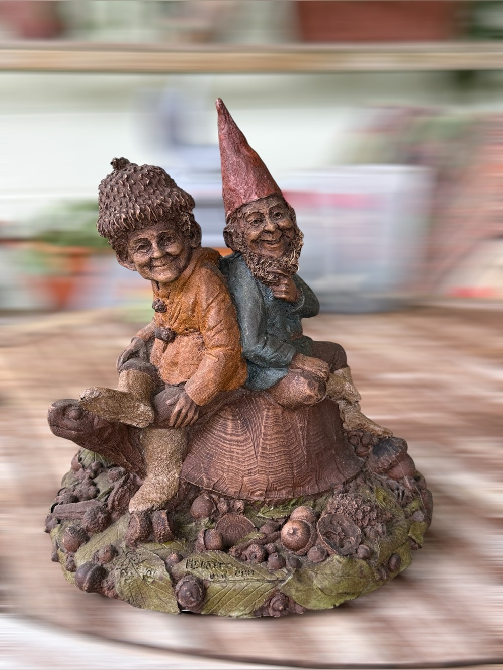 Tom Clark Gnome Heather And Jan Sculpture Figurine (212)